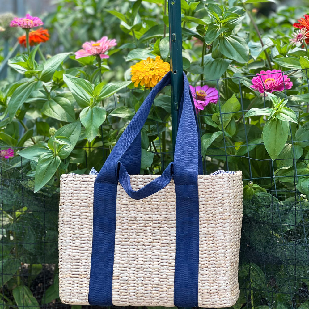 Insulated Seagrass Picnic Basket