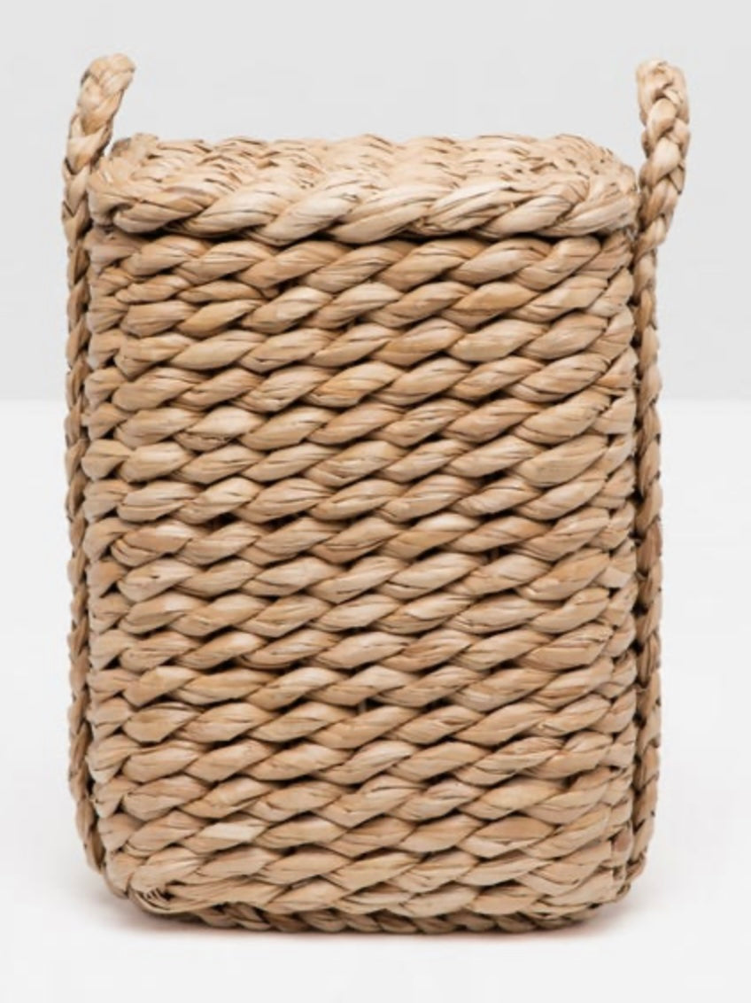 Royan Rectangular Seagrass Hamper with Lid