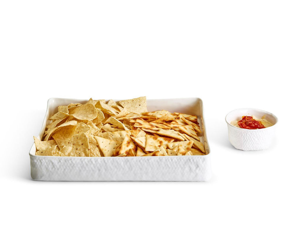 
                      
                        Basketweave Serving Platter and Bowl Set
                      
                    