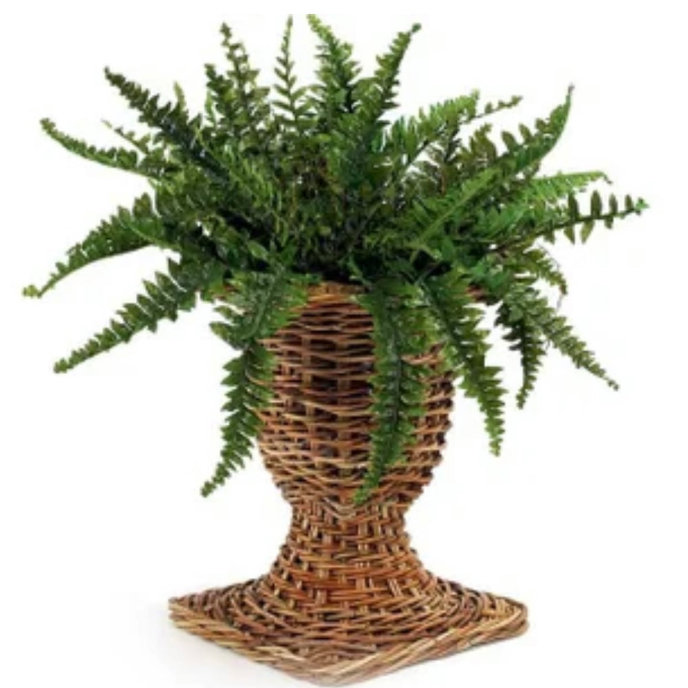 French Country Wicker Urn