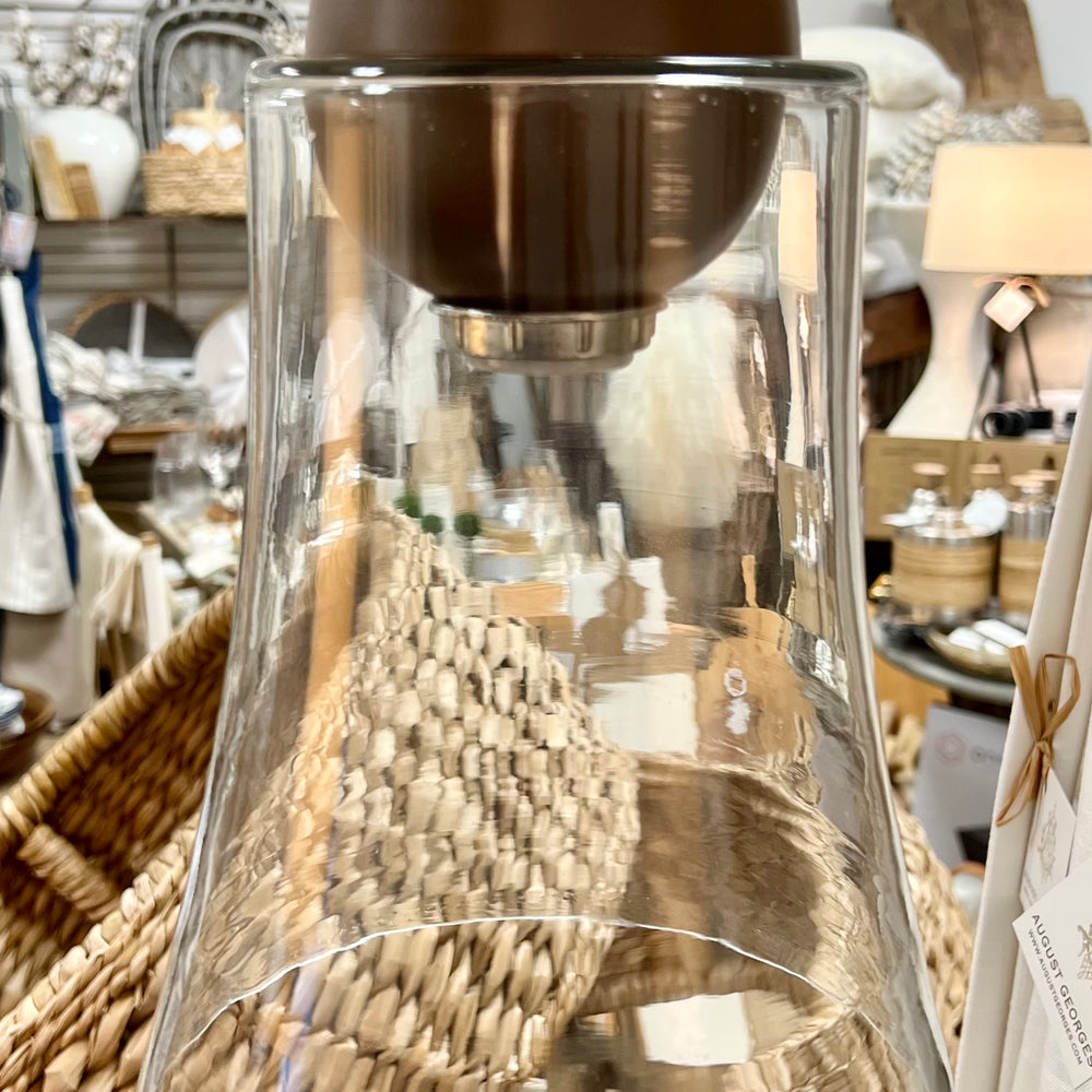 Copper + Glass Belle Pendant Light