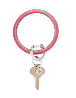 Leather Big O Key Ring ~ 17 colors!