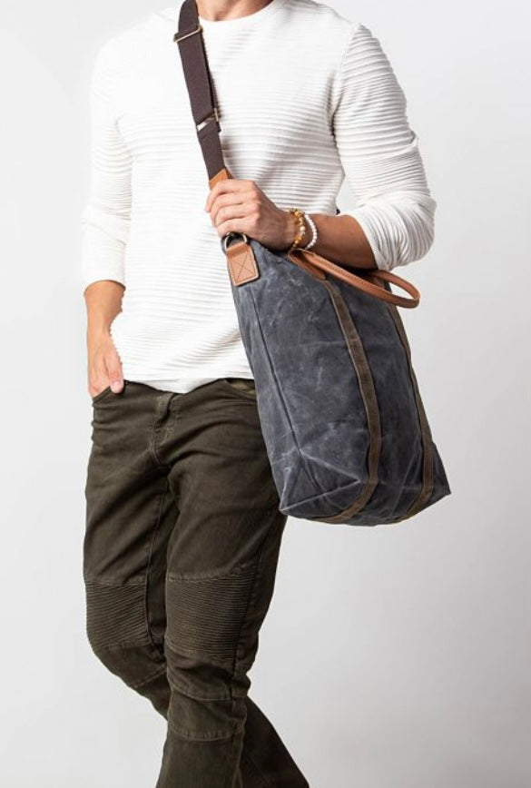 
                      
                        Waxed Canvas Flight Bag
                      
                    