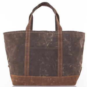 Waxed Canvas Boat Tote