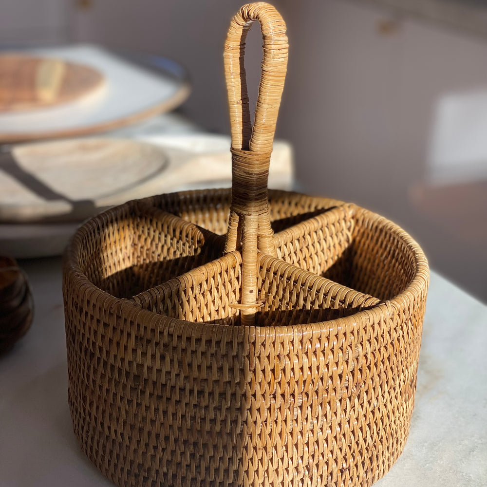 
                      
                        Round Woven Caddy/Cutlery Holder
                      
                    