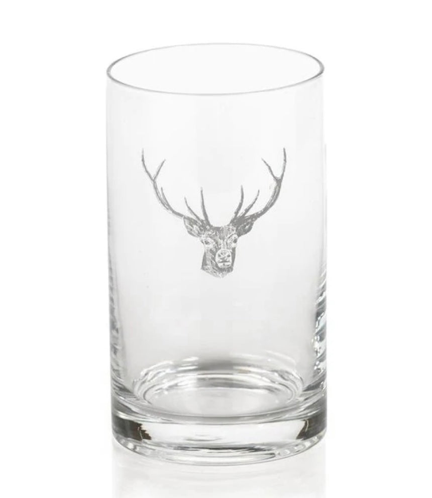 Stag Head Glassware