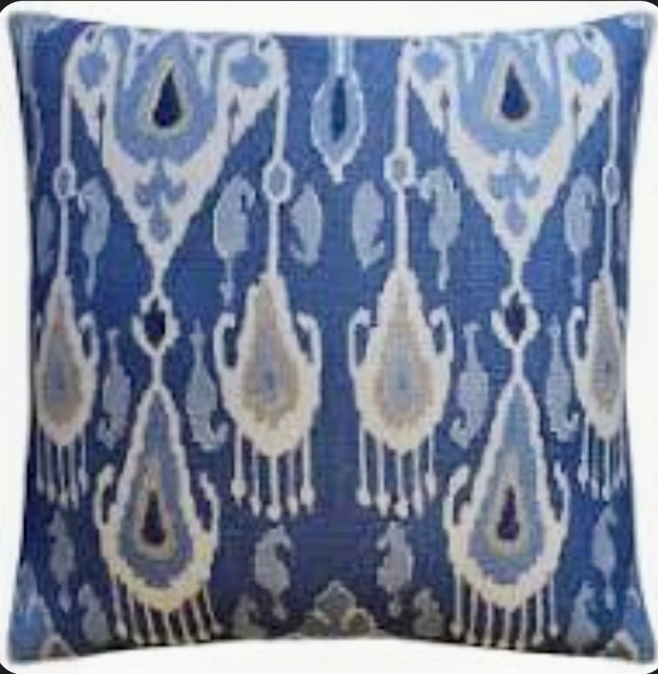 Ikat Bokhara Decorative Pillow