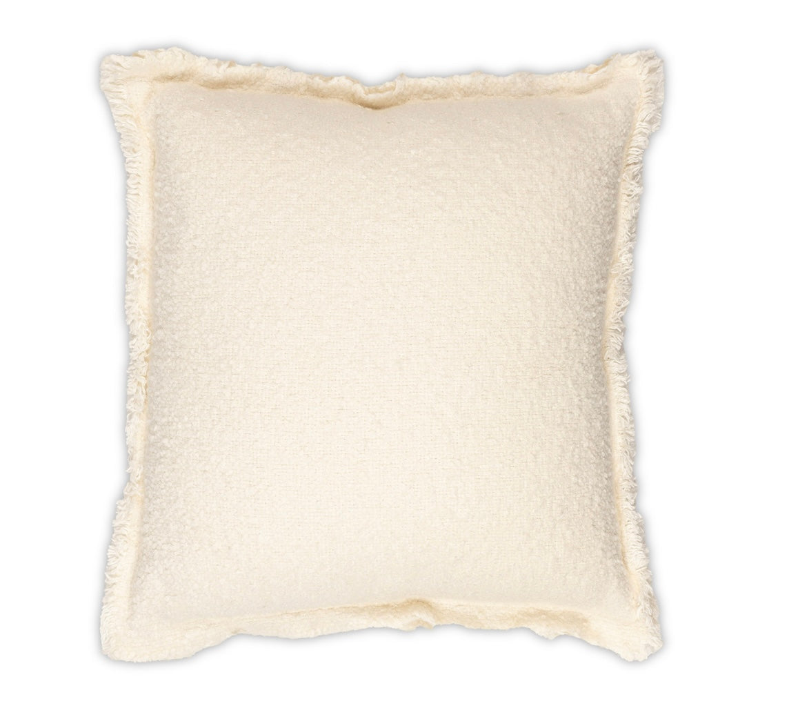 Riley Frayed Edge Throw Pillow