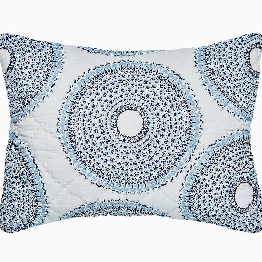 
                      
                        John Robshaw Lapis King Cotton Quilt
                      
                    