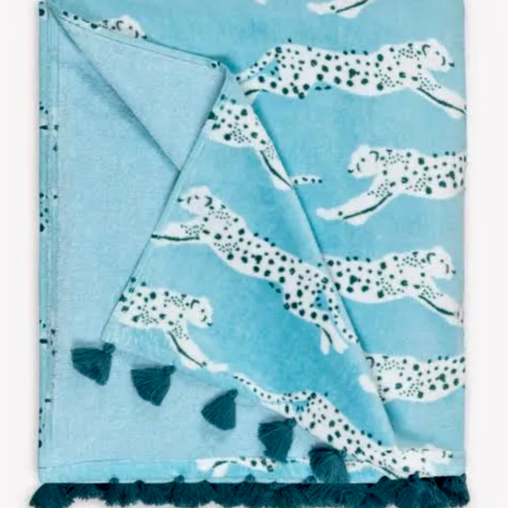 
                      
                        Leaping Leopard Beach Towel ~ Pink Sugar or Surf
                      
                    