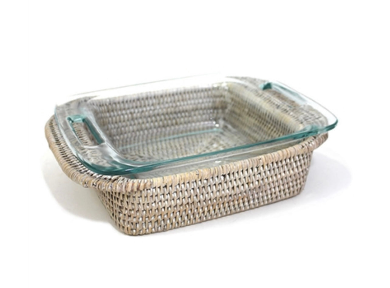 Bakeware in Rattan Baskets