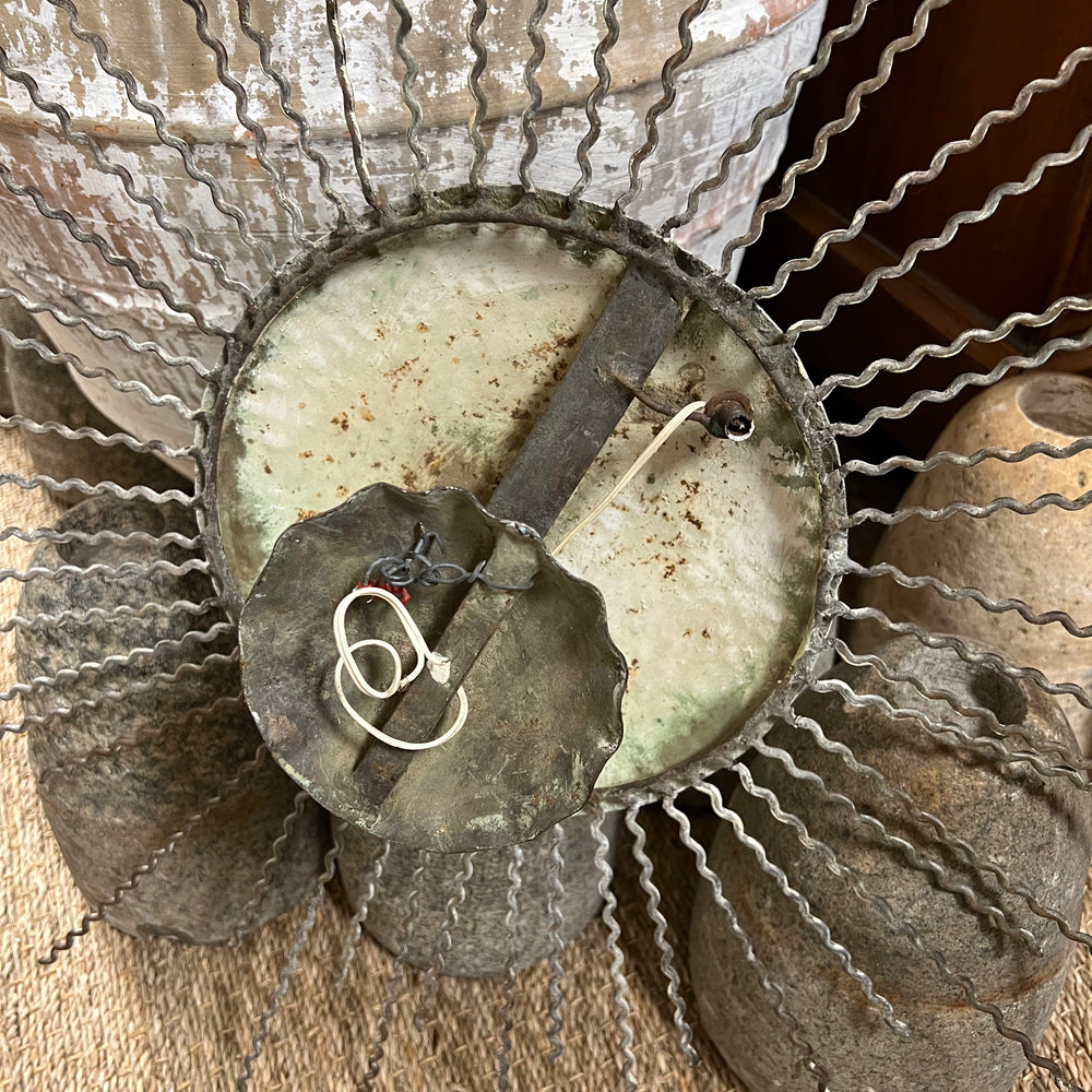 Metal Sunray Light Fixture - 1940's France