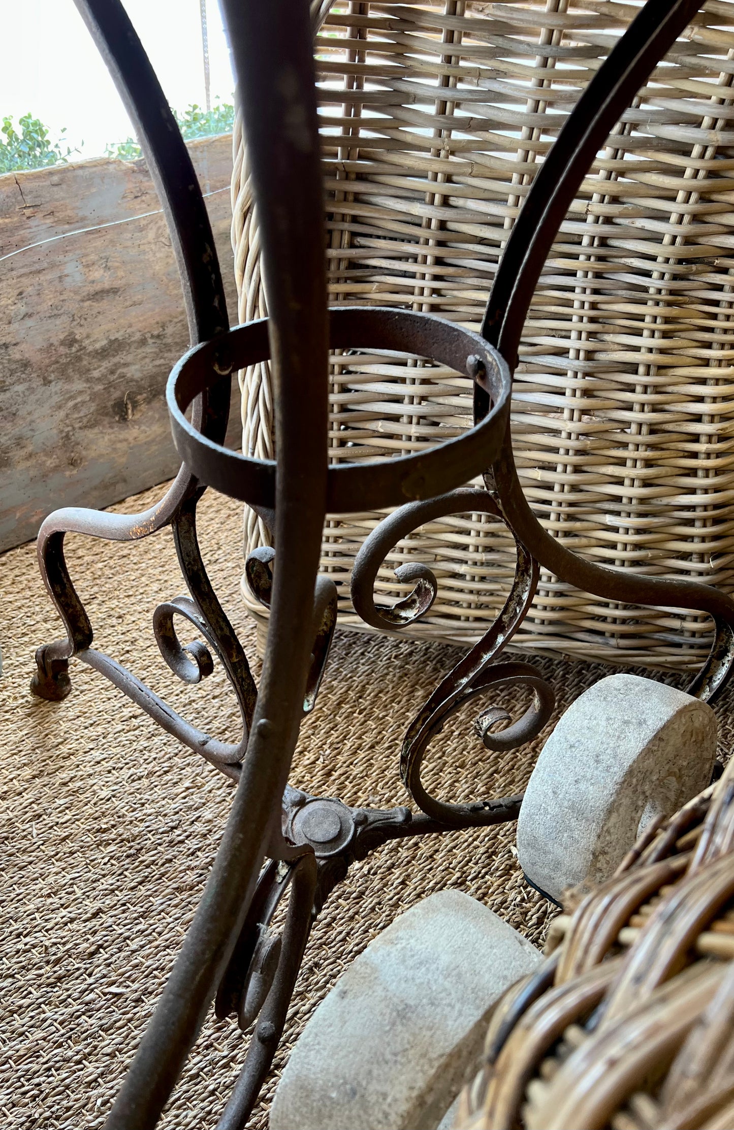 Antique Iron Bistro Table