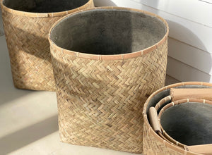 Medium Bamboo Woven Basket
