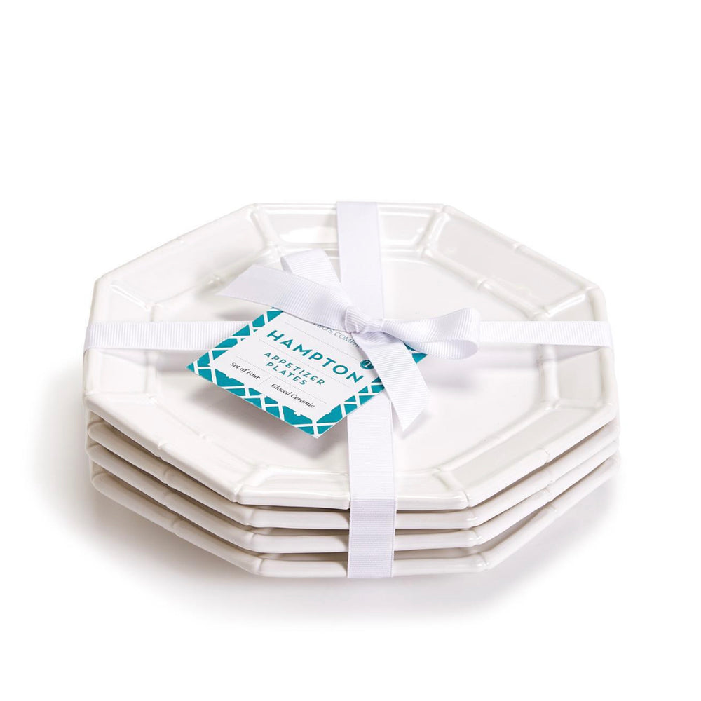 
                      
                        Hampton Set of 4 Faux Bamboo Fretwork Appetizer Plates
                      
                    