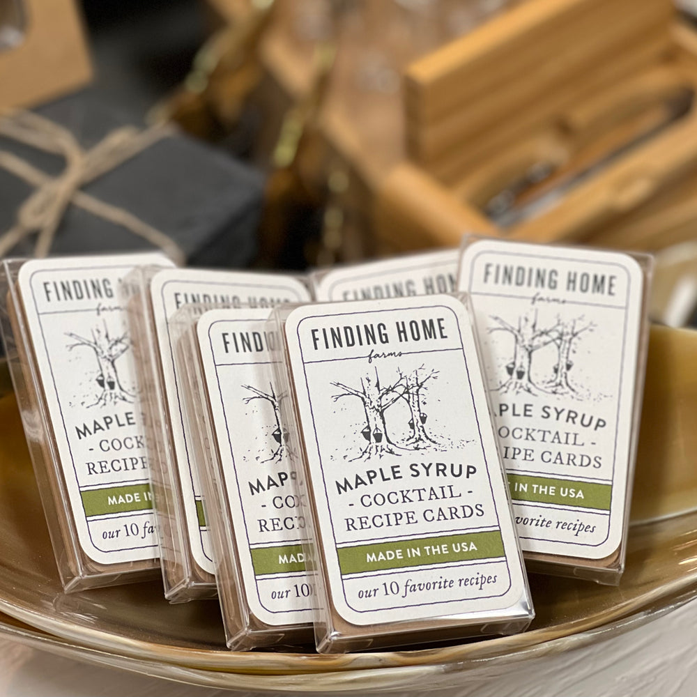 Maple Syrup Cocktail Recipe Cards