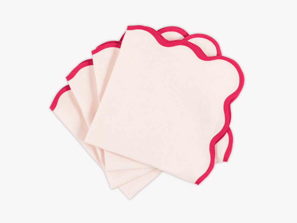 
                      
                        Scallop Edge Napkin by Matouk ~ set of 4 ~ available in 12 colors
                      
                    