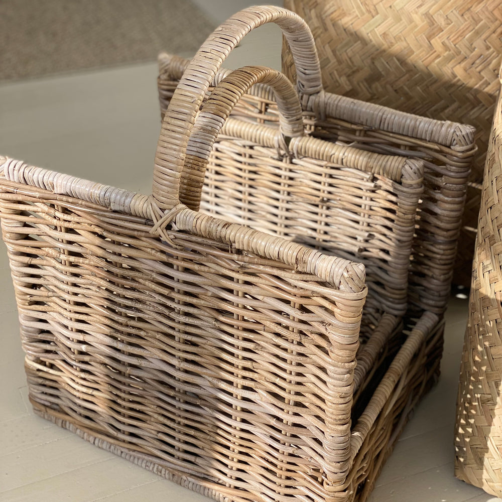 Set of 2 Log Baskets