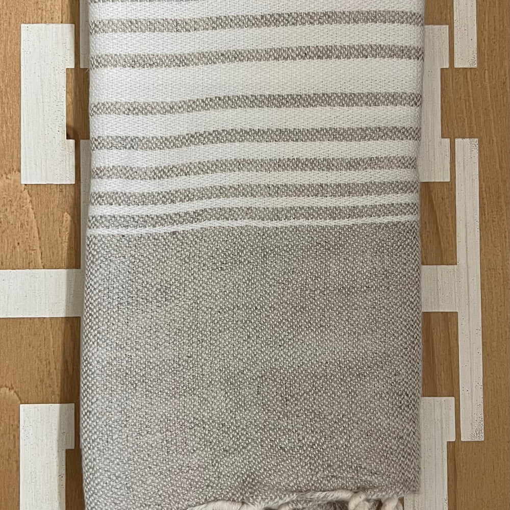 Linen Hand Towel with Tassels