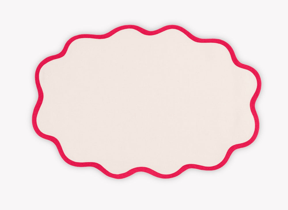 
                      
                        Scallop Edge Oval Placemat by Matouk ~ set of 4 ~ available in 12 colors
                      
                    