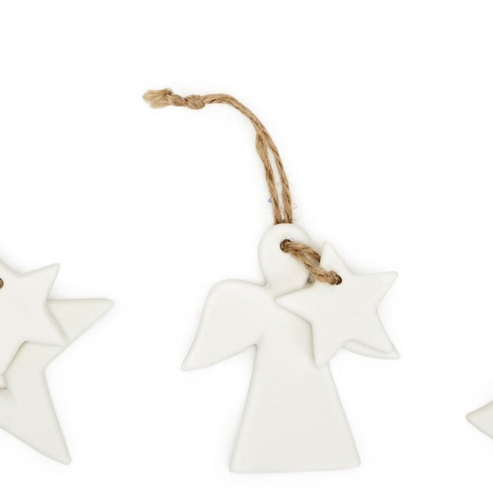 Porcelain Hand Cut Ornament