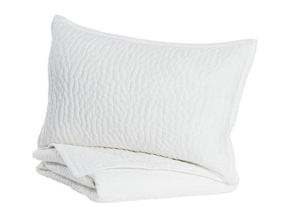 John Robshaw Pindi White Mini Blanket/Sham Set