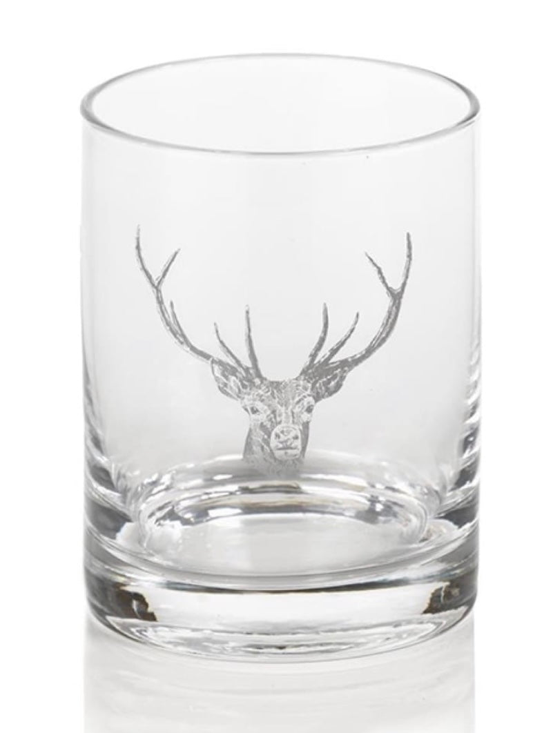 Stag Head Glassware