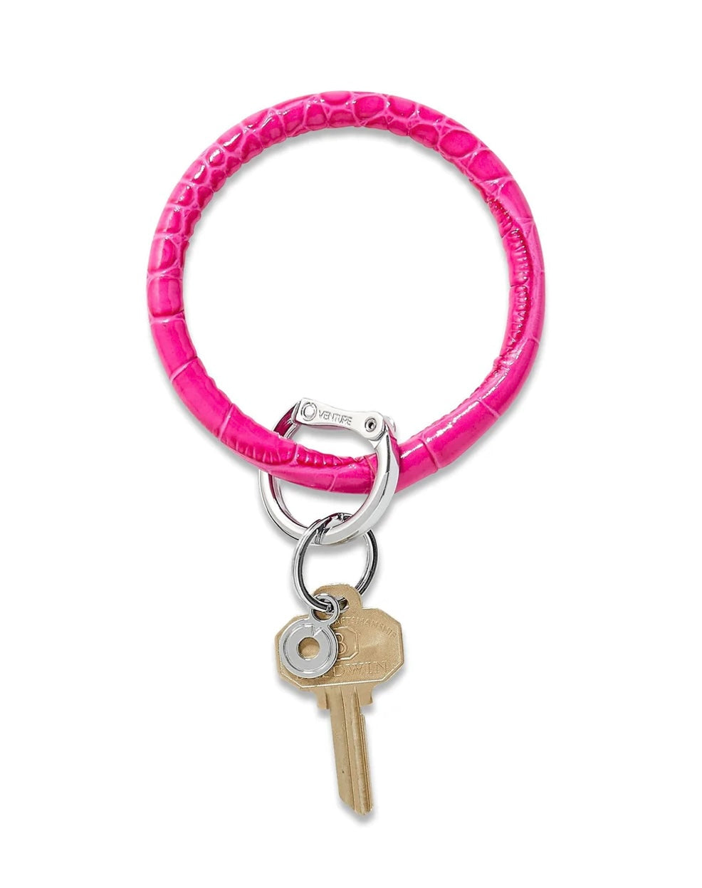 Leather Big O Key Ring ~ 17 colors!