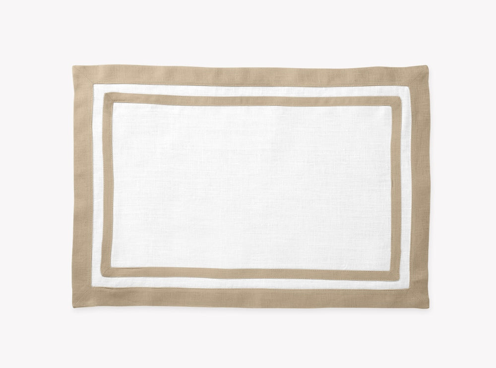 
                      
                        Rectangle Double Border Placemat by Matouk ~ set of 4 ~ available in 6 colors
                      
                    