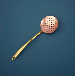Modern Gold (and Hammered Copper!) Strainer