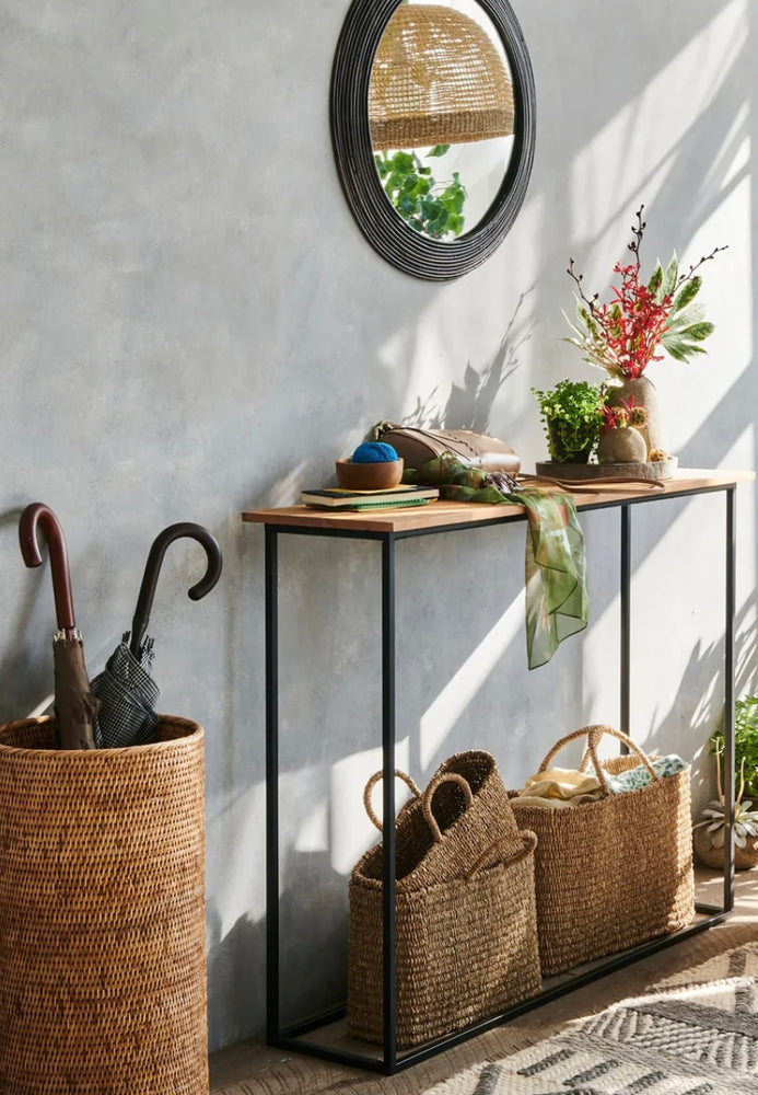 
                      
                        Handwoven Rattan Umbrella Basket
                      
                    