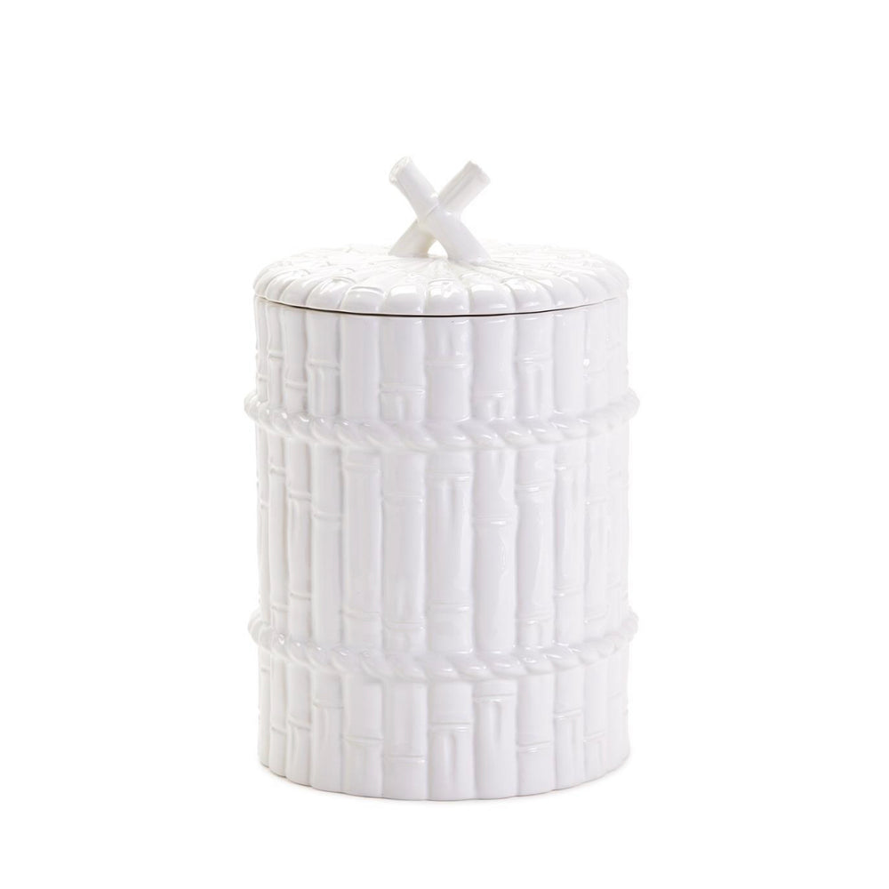 
                      
                        Faux Bamboo Fretwork Jar with Lid
                      
                    