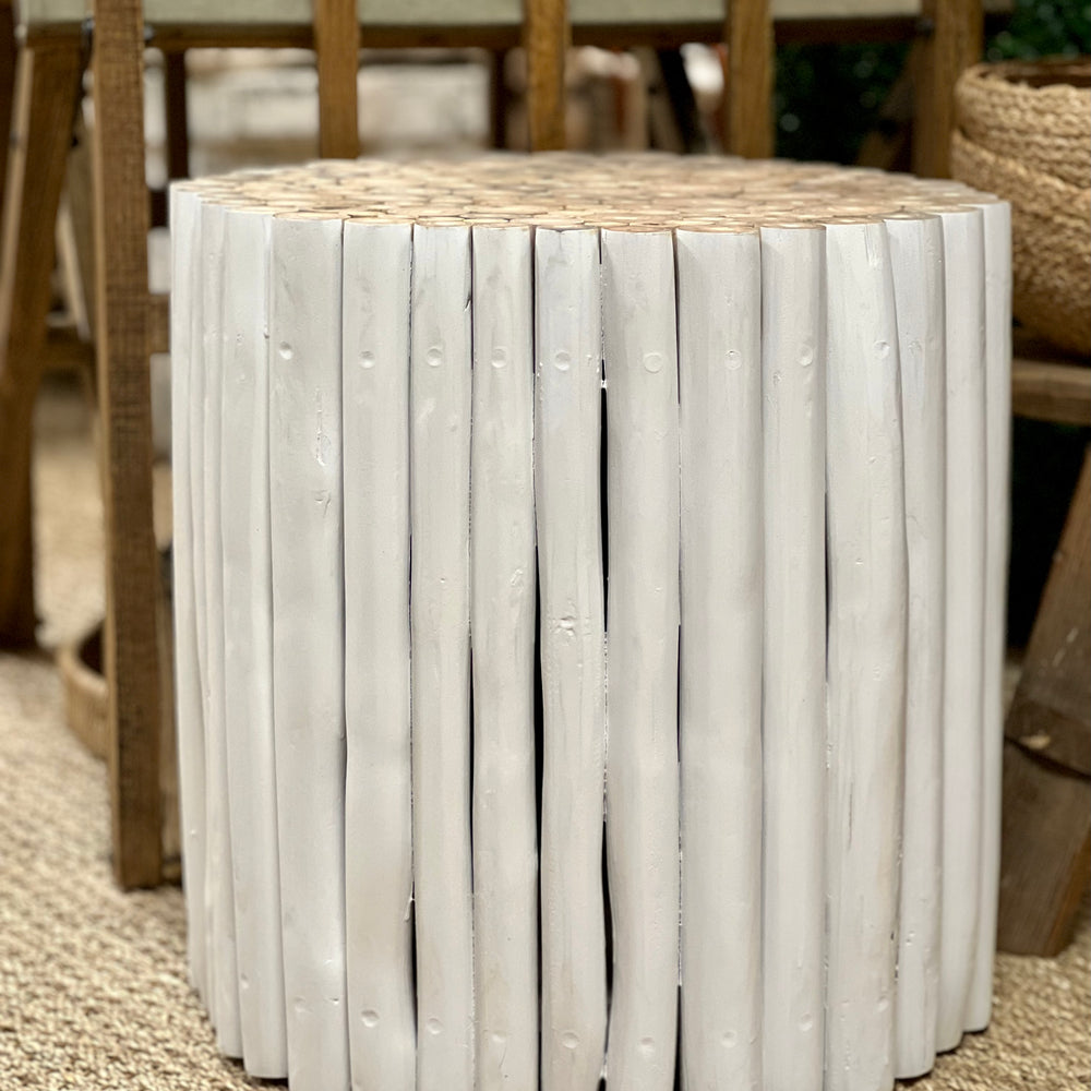 Rustic-Chic End Table
