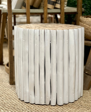 Rustic-Chic End Table