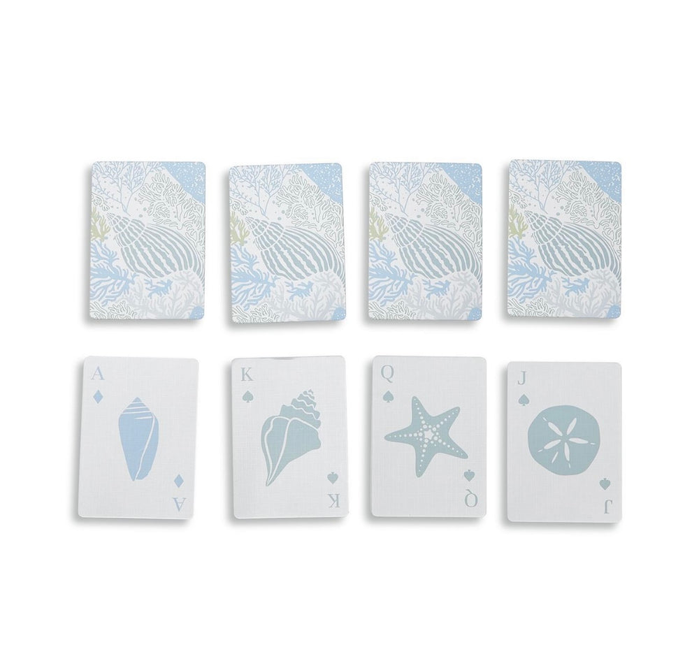 Coral Reef Double Deck Playing Cards in Hinged Storage Box