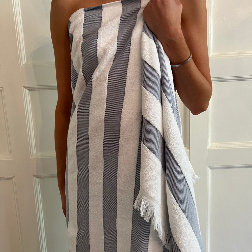 Amado Striped Beach Towel & Blanket by Matouk