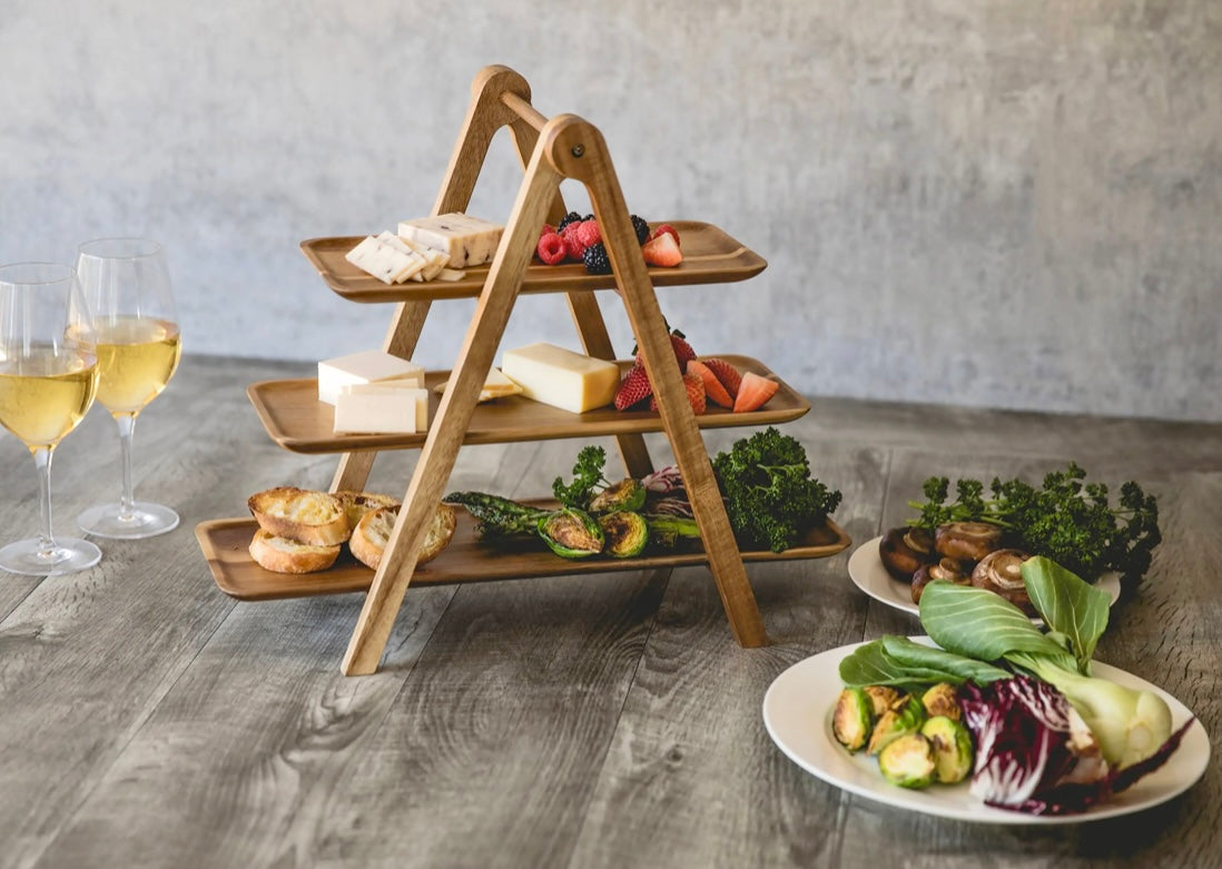 Acacia Charcuterie Ladder