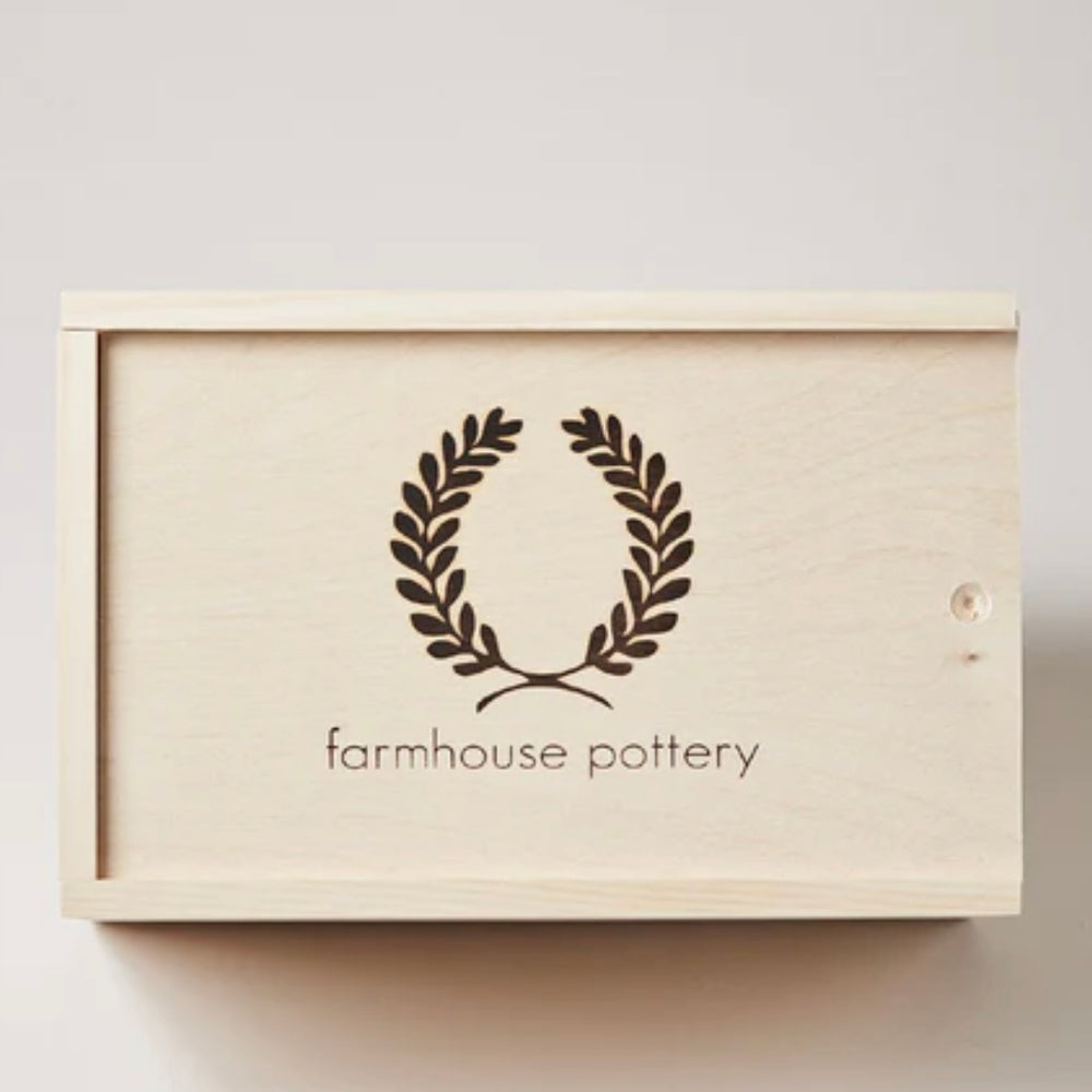 Farmhouse Pottery Sea Salt and Cellar - Gift Set