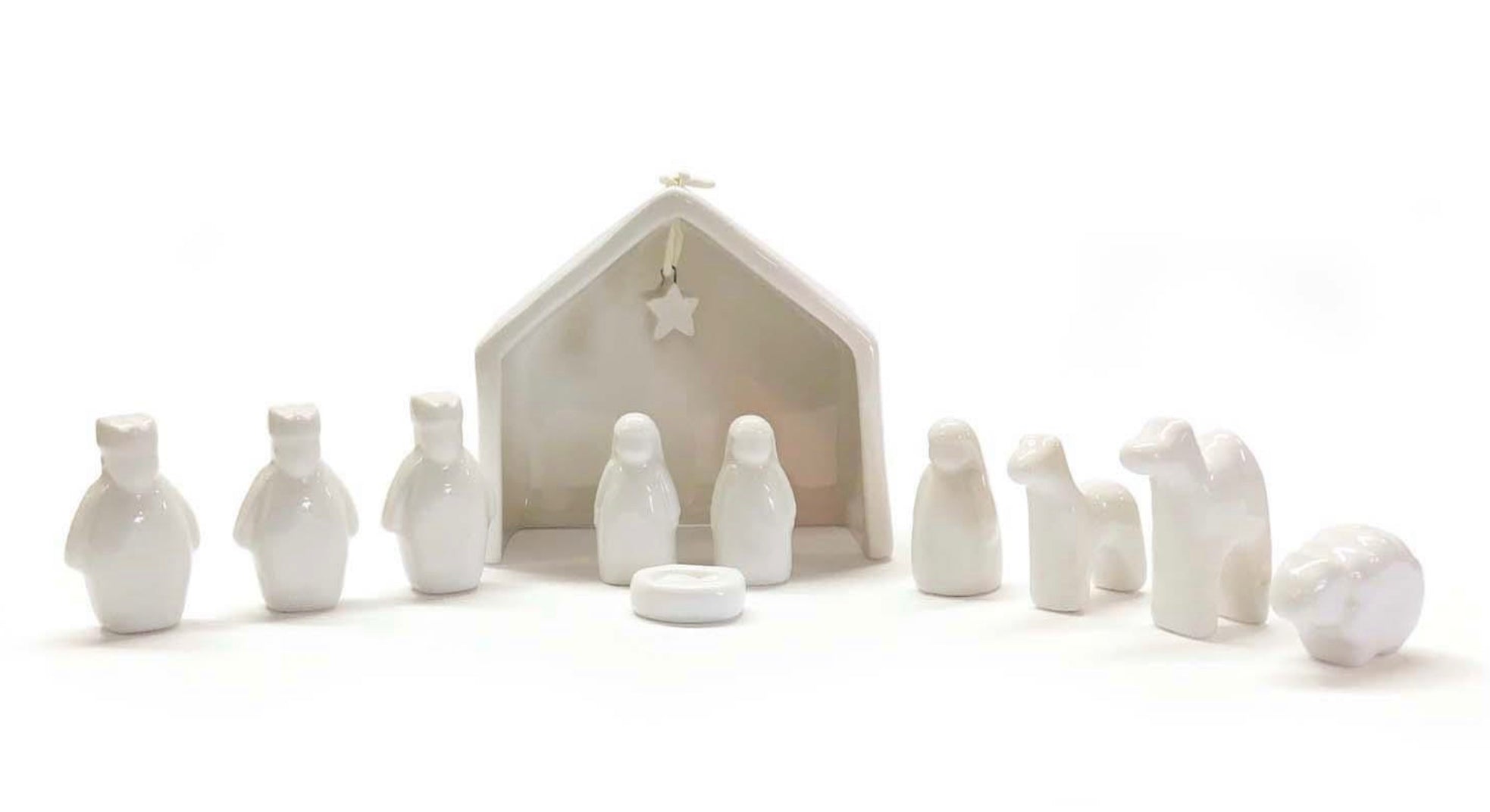 11 Pc Miniature Nativity Set - Holiday