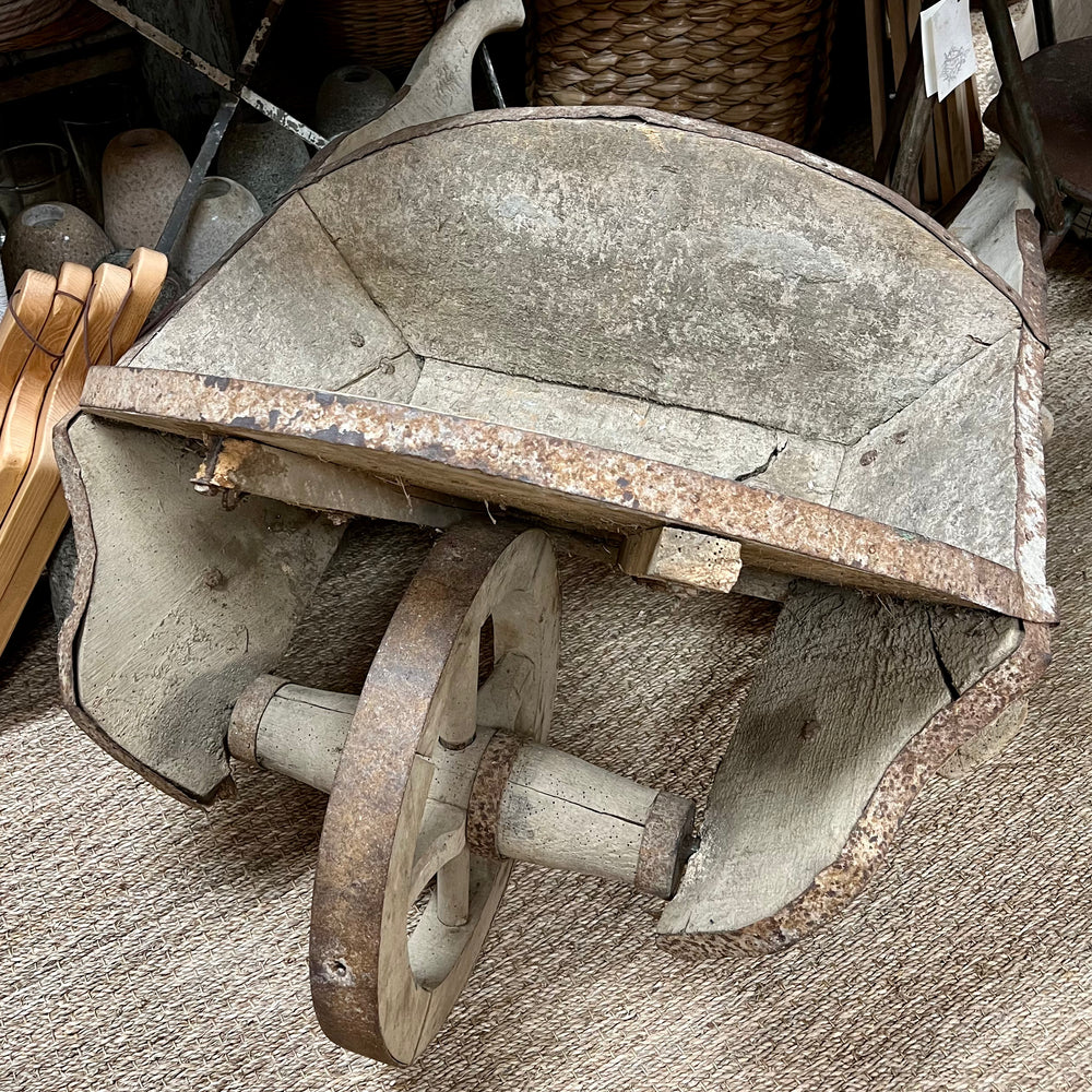 
                      
                        Antique Wheelbarrow, France, circa late 1800's
                      
                    