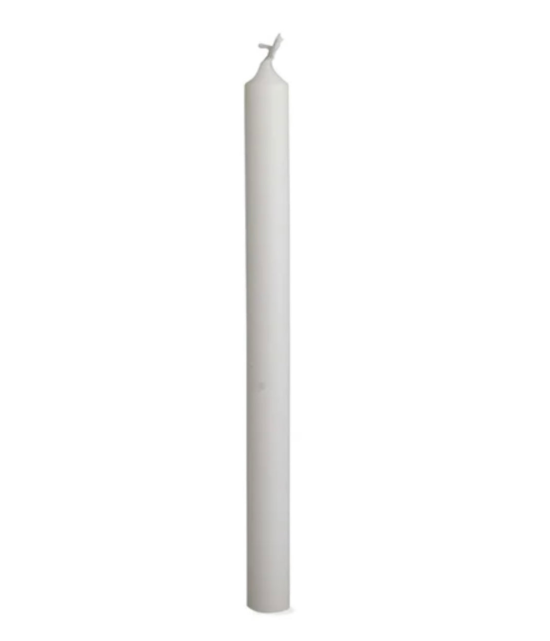 Single Taper Candle ~ 12" ~ Ivory or White