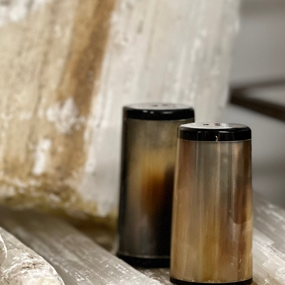 Horn Salt & Pepper Shakers