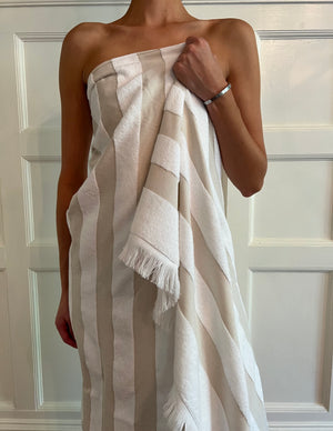 Amado Striped Beach Towel & Blanket by Matouk