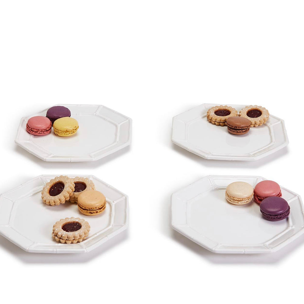 
                      
                        Hampton Set of 4 Faux Bamboo Fretwork Appetizer Plates
                      
                    