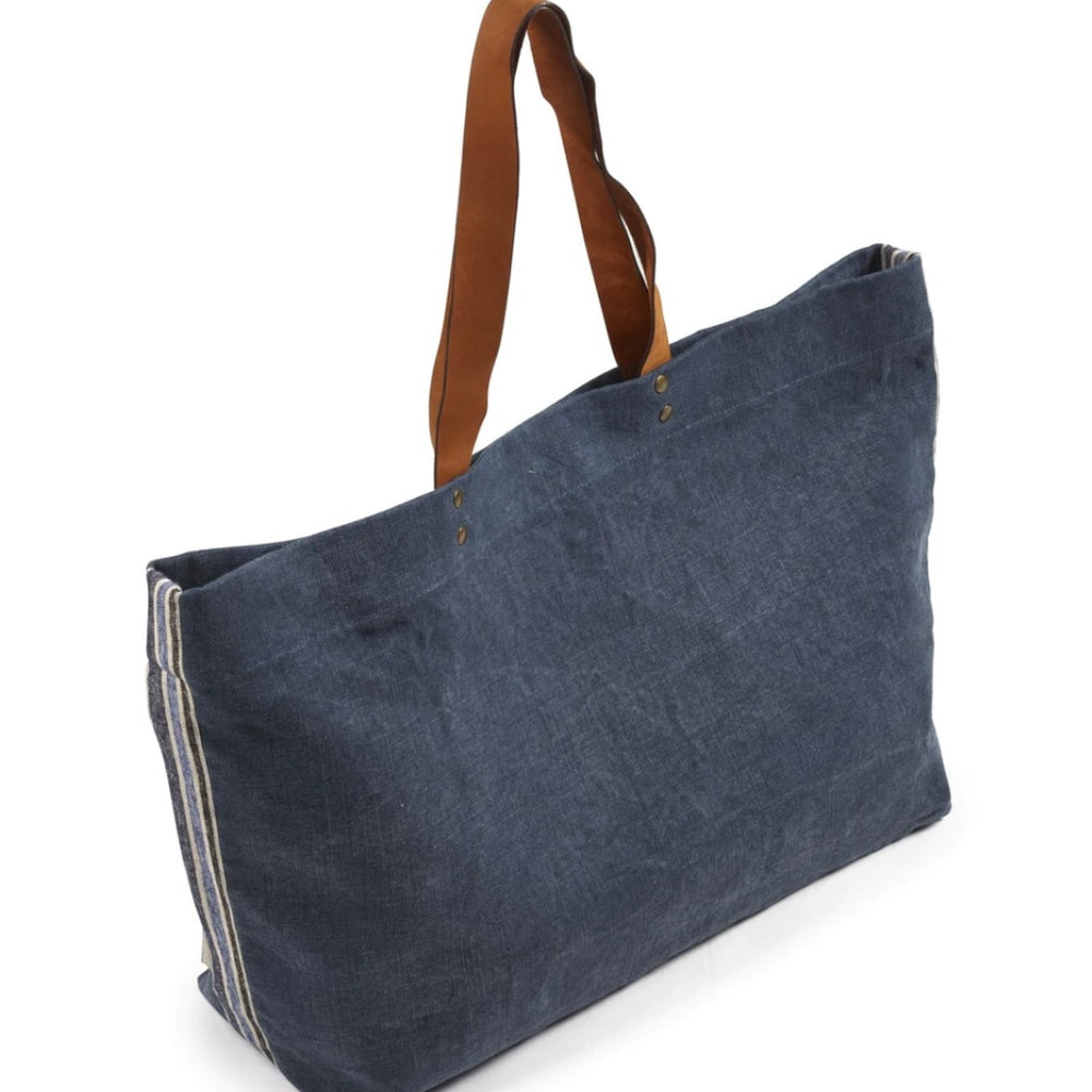 100% Linen Shoulder Sac