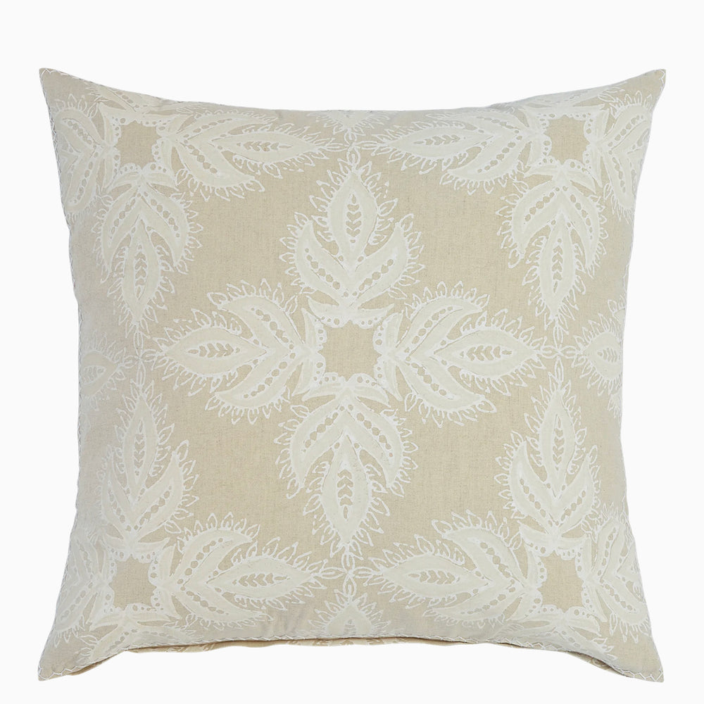 Verdin Sand Euro Pillow Cover by John Robshaw
