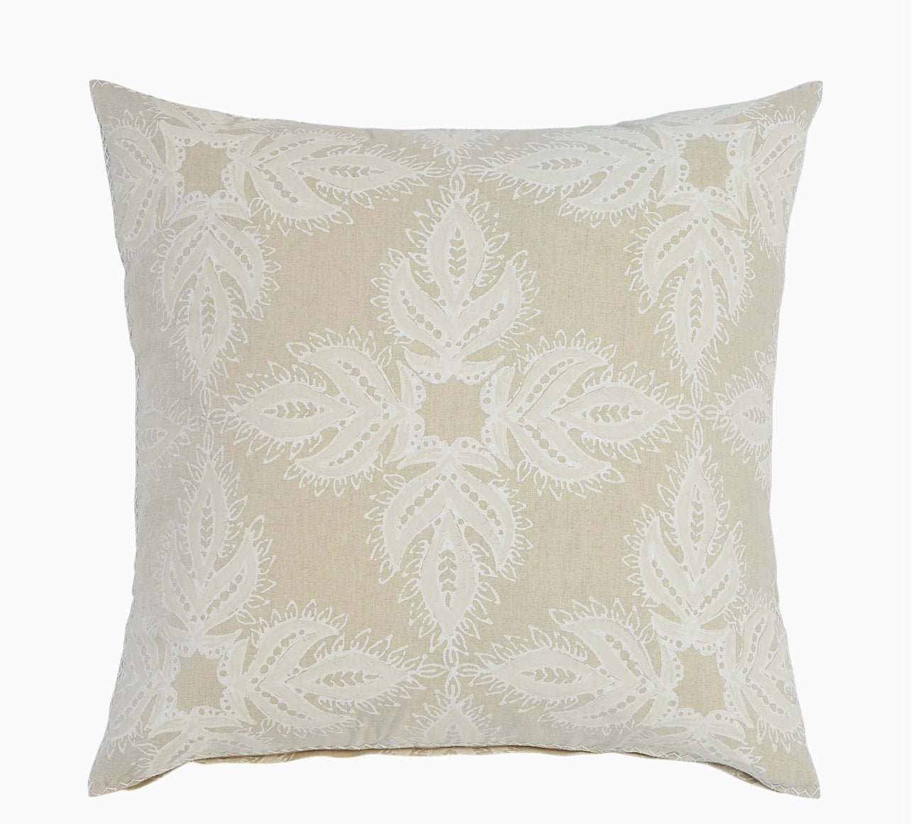 Verdin Sand Euro Pillow Cover by John Robshaw