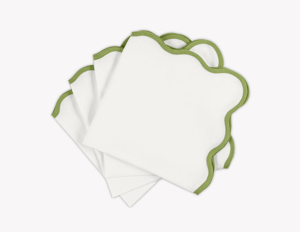 Scallop Edge Napkin by Matouk ~ set of 4 ~ available in 12 colors