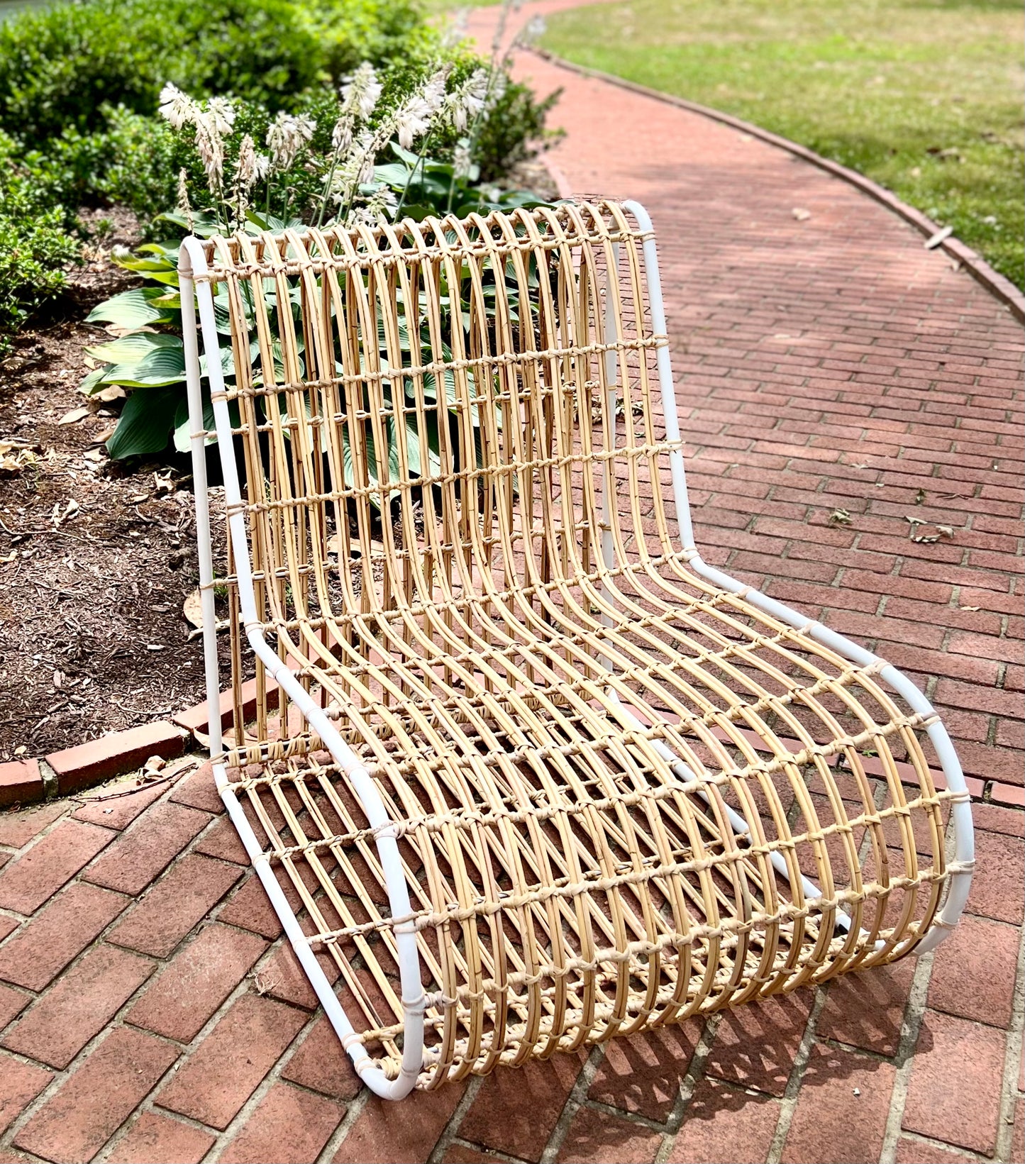 Handwoven Rattan Occasional Chair