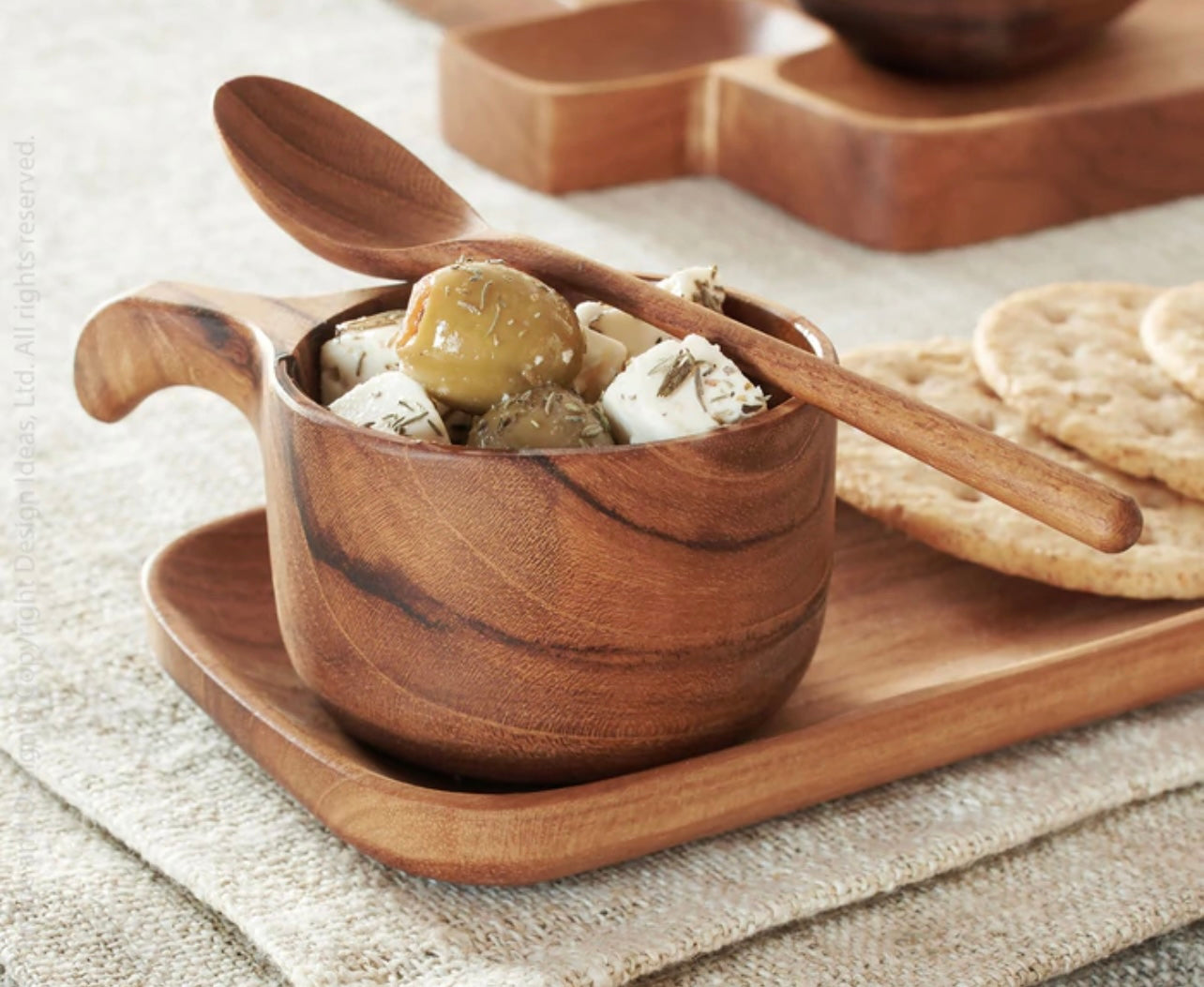 Carved Teak Platter